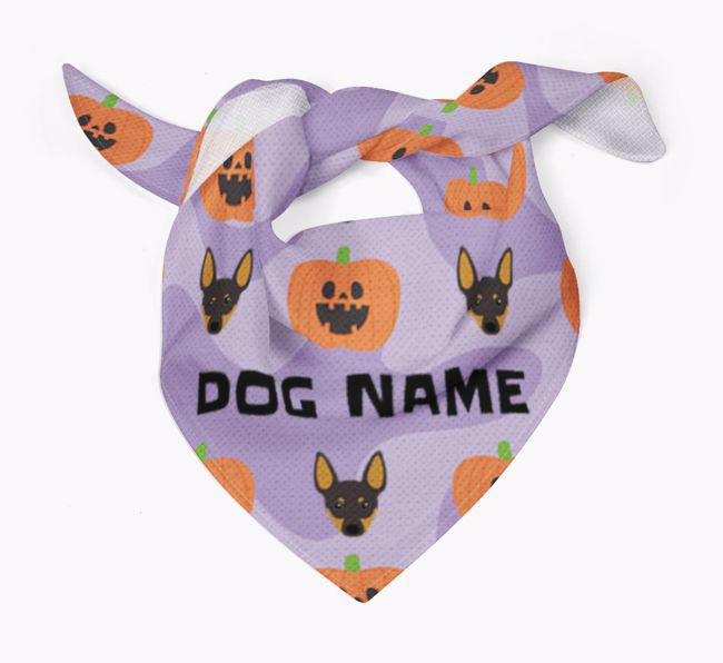 Pumpkin Pattern - Personalised {breedFullName} Bandana